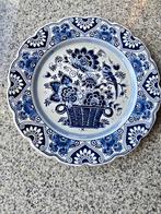 delfts blauw hand geschilderd bord 28 cm omtrek, Ophalen