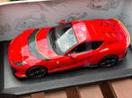 Ferrari 812 Competizione red Burago 1:18 ! C4F, ., Burago, Nieuw, Ophalen of Verzenden