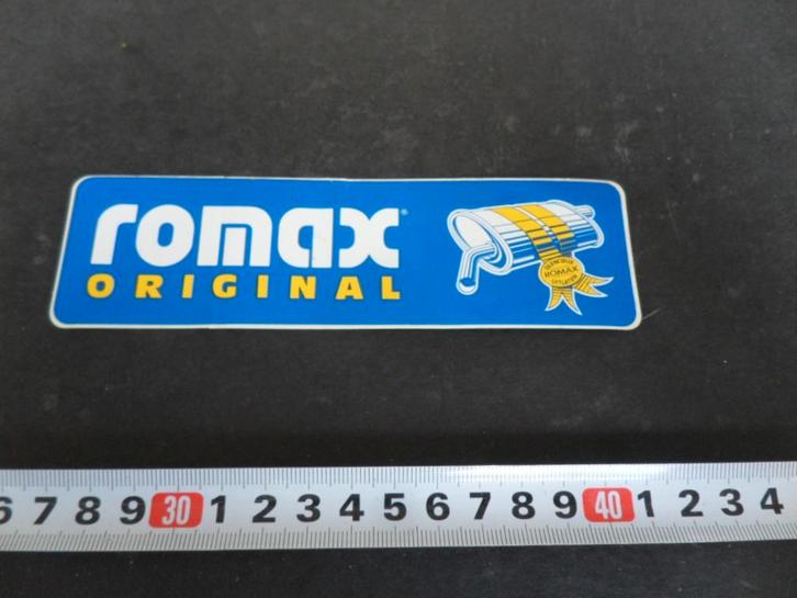 sticker ROMAX original  *, Verzamelen, Stickers, Zo goed als nieuw, Ophalen