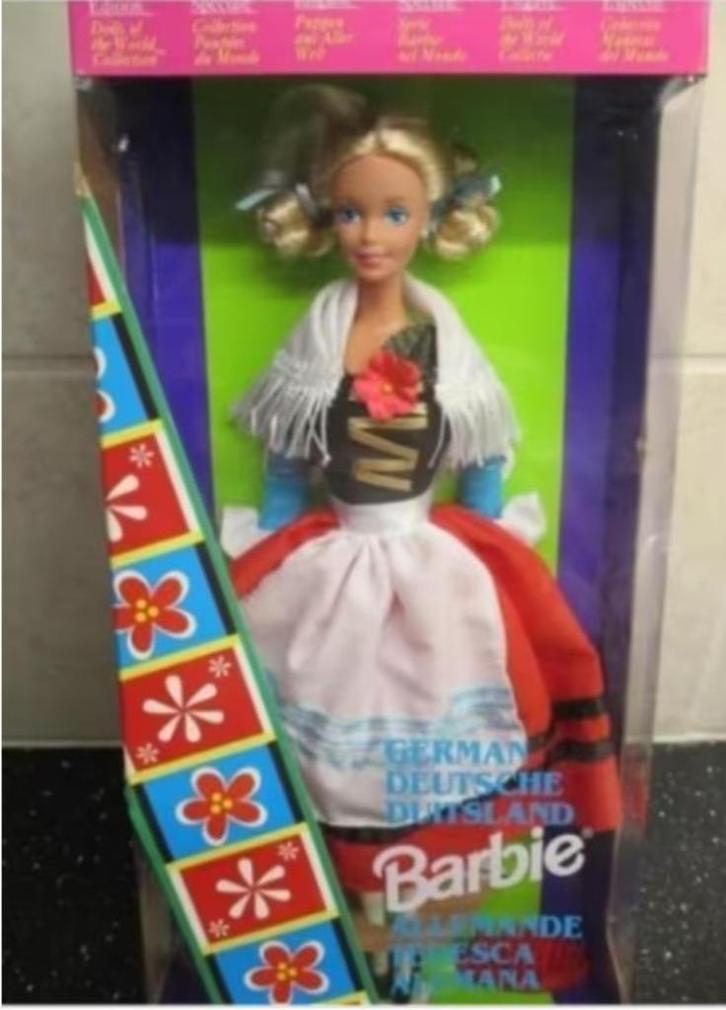 1994 BARBIE DOLLS OF THE WORLD GERMAN/DUITSE NRFB, Verzamelen, Poppen, Nieuw, Fashion Doll, Verzenden