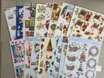 Setje 20 3D kerst knipvellen (K4), Ophalen of Verzenden, Nieuw, Kerst, Knipvel