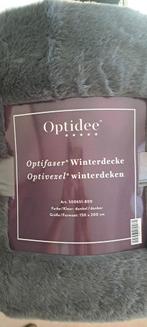 Optidee Woondeken Optidee 150x200 - Grijs - Nieuw, Huis en Inrichting, Ophalen of Verzenden, Nieuw