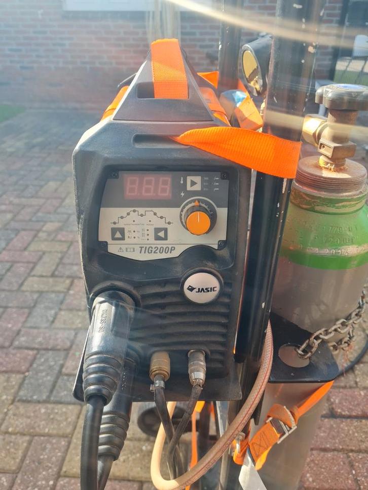 Jasic TIG 200P Lasapparaat - Compleet, Doe-het-zelf en Verbouw, Gereedschap | Lasapparaten, Gebruikt, Tig, Minder dan 150 ampère