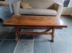 Handgemaakte eiken salontafel, Ophalen, 100 tot 150 cm, 50 tot 100 cm, Minder dan 50 cm