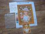 Collection "Pastels a Broder" voordrukt stramien met DMC, Ophalen of Verzenden, Zo goed als nieuw, Handborduren, Borduurpakket
