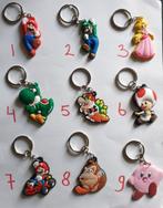 Mario, Luigi,princes, yoshi, kirby, donkey ea sleutelhangers, Nieuw, Ophalen of Verzenden, Feestartikel