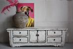 Oosterse Vintage Wit Oud Houten Dressoir Unieke Chinese Kast, Ophalen of Verzenden, Nieuw