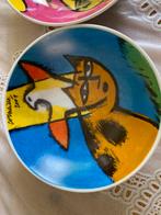 Schaaltjes Corneille kat en vogel, kunst, Antiek en Kunst, Ophalen of Verzenden