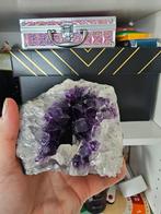 Amethyst met calciet, Ophalen of Verzenden, Mineraal