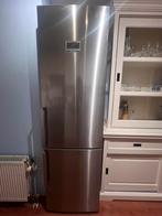 Bosch RVS koel-vriescombinatie – NoFrost – VitaFresh, Gebruikt, 200 liter of meer, Met aparte vriezer, 45 tot 60 cm