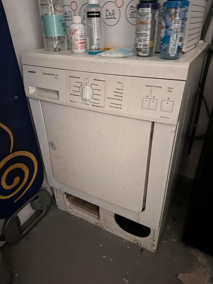 Gratis Droger - Siemens, Witgoed en Apparatuur, Wasdrogers, Gebruikt, Condens, Voorlader, 6 tot 8 kg, 85 tot 90 cm, Ophalen