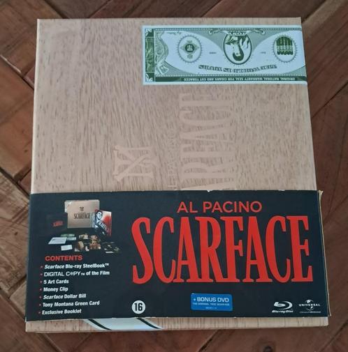Scarface Blu-ray Special edition, Cd's en Dvd's, Blu-ray, Zo goed als nieuw, Thrillers en Misdaad, Boxset, Ophalen of Verzenden