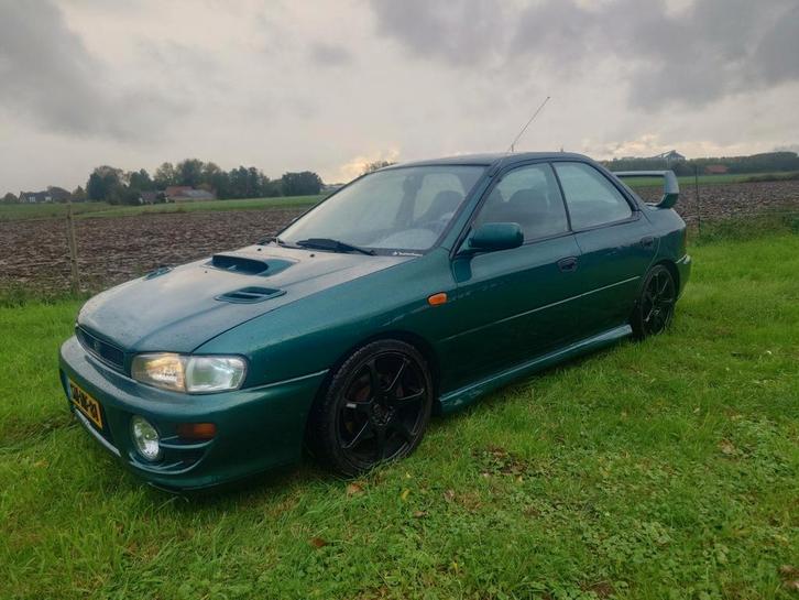 Subaru Impreza 2.0 GT Turbo AWD 1997 Groen, Auto's, Subaru, Particulier, Impreza, Benzine, Sedan, Handgeschakeld, Origineel Nederlands