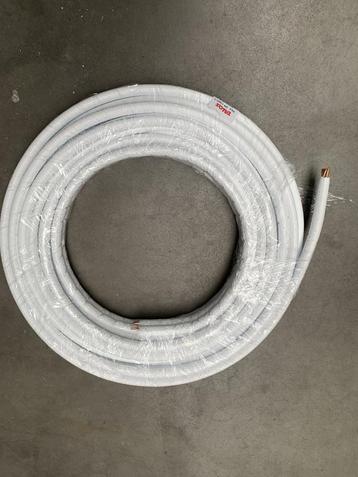 Airco koelleiding 20 meter op rol 1/4-3/8 beschikbaar voor biedingen
