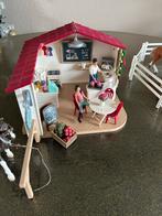 Schleich ruiter cafe en weide met paarden, Ophalen of Verzenden, Zo goed als nieuw, Jongen of Meisje