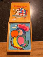 Vintage houten blokken Picture Cubes WB 355 *Made in China *, Antiek en Kunst, Antiek | Speelgoed, Ophalen of Verzenden