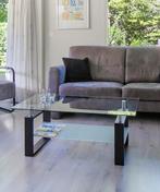 GRATIS glazen salontafel - 6 mei ophalen, Minder dan 50 cm, Glas, Gebruikt, Rechthoekig