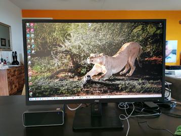 32 inch AOC monitor Q32E2, 2K, 75Hz, kantelbaar zgan beschikbaar voor biedingen