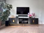 Tv meubel Richmond black bone, Huis en Inrichting, Kasten | Televisiemeubels, Ophalen, Zo goed als nieuw, 200 cm of meer, Minder dan 100 cm