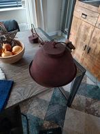Industriële roestkleurige hanglamp, Gebruikt, Ophalen of Verzenden, Minder dan 50 cm, Metaal