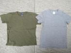 Setje T-shirts H&M maat 98 grijs en groen shirts, Jongen, Ophalen of Verzenden, Zo goed als nieuw, H&M