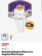 Basketball Basket Wilson Los Angeles Mini Purple, Sport en Fitness, Basketbal, Ophalen, Nieuw