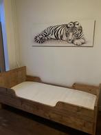 Top bed van steigerhout 1-persoons, Ophalen, 85 tot 100 cm, Zo goed als nieuw, Matras