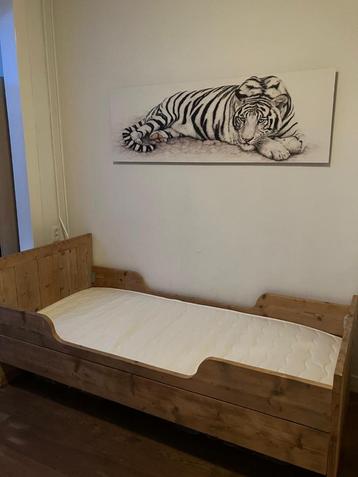 Top bed van steigerhout 1-persoons beschikbaar voor biedingen