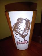 Vintage vaasje jaren 60 - in goede staat, Kerateak!, Antiek en Kunst, Ophalen of Verzenden