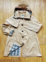 Prachtige Trenchcoat mt146 met burberry ruit, Kinderen en Baby's, Ophalen of Verzenden, Zo goed als nieuw, Meisje, Jas