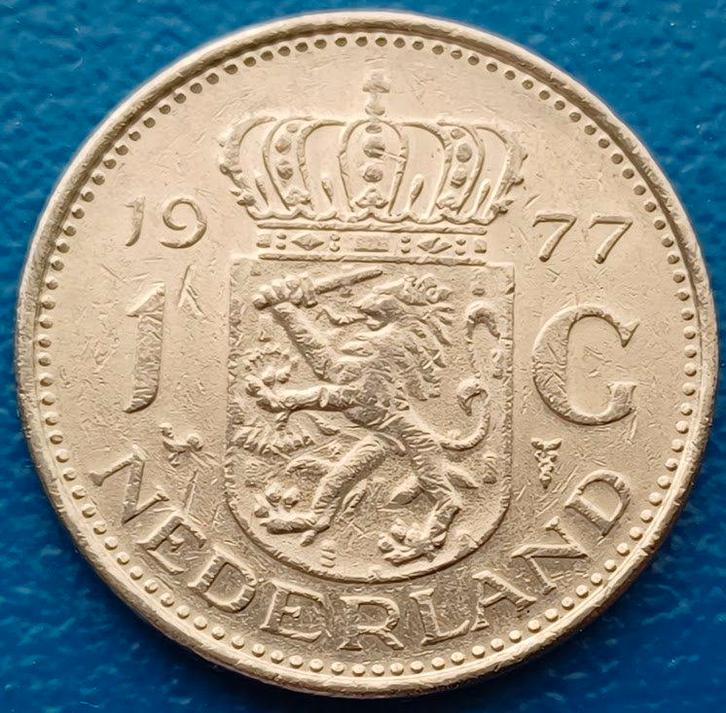 1 gulden 1977 - Juliana, Postzegels en Munten, Munten | Nederland, Losse munt, 1 gulden, Koningin Juliana, Verzenden