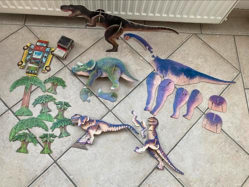 Jurassic park 3D puzzle (incompleet), Kinderen en Baby's, Speelgoed | Actiefiguren, Gebruikt, Ophalen of Verzenden