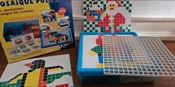 Puzzel Art- mozaïek doos met voorbeelden- Ook verzenden beschikbaar voor biedingen