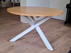 Houten ronde eettafel 4p, Ophalen, Gebruikt, Rond, Modern - Landelijk