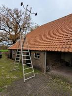 Hymer reformladder, 11 sporten, Ophalen, Gebruikt, Opvouwbaar of Inschuifbaar, 4 meter of meer