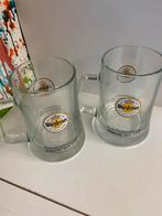 Warsteiner bier pullen set van 2 glazen, Ophalen of Verzenden, Nieuw, Glas of Glazen, Overige merken