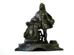 Spelter beeld van een schilder uit de 17e eeuw, Antiek en Kunst, Ophalen of Verzenden
