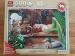 King puzzel 500 XL stukjes Puppies op de trap, Ophalen of Verzenden, Zo goed als nieuw