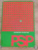 PSP Sprekende Minderheid Poster, Verzamelen, Ophalen of Verzenden, Zo goed als nieuw, Overige onderwerpen