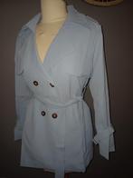 Venessa Nucci Trenchcoat Ice Blue S/M, Venessa Nucci, Blauw, Nieuw, Ophalen of Verzenden