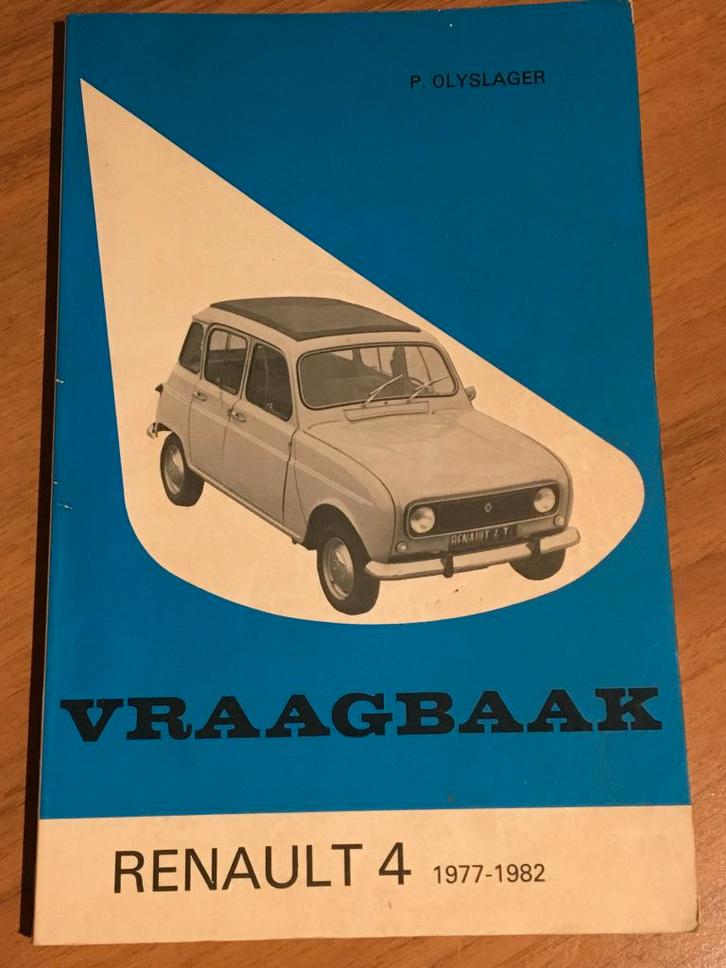 Vraagbaak Renault 4, Renault 4 F4, 4 F6, Rodeo 1977-1982, Auto diversen, Handleidingen en Instructieboekjes, Ophalen of Verzenden