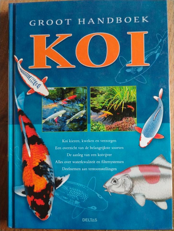 Groot Handboek Koi - Alles over Koi karpers, Boeken, Hobby en Vrije tijd, Gelezen, Overige onderwerpen, Ophalen of Verzenden