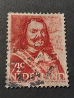 NL postzegel Michiel de ruyter 1943 gestempeld, Postzegels en Munten, Postzegels | Nederland, Ophalen of Verzenden, Gestempeld