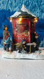 Kerst reclamezuil met Lichtjes, Ophalen of Verzenden, Gebruikt