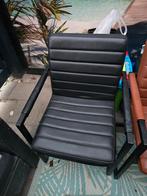 Eetkamerstoel. Set van 3 leren stoelen, Antiek en Kunst, Antiek | Meubels | Stoelen en Banken, Ophalen