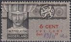 Nederland - 1940 - Omzetbelasting - Grijs - 6 Cent, Postzegels en Munten, Verzenden, T/m 1940, Gestempeld
