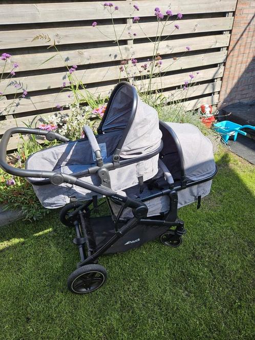 Te koop tweelingkinderwagen/ wandelwagen, Kinderen en Baby's, Kinderwagens en Combinaties, Zo goed als nieuw, Overige merken, Ophalen