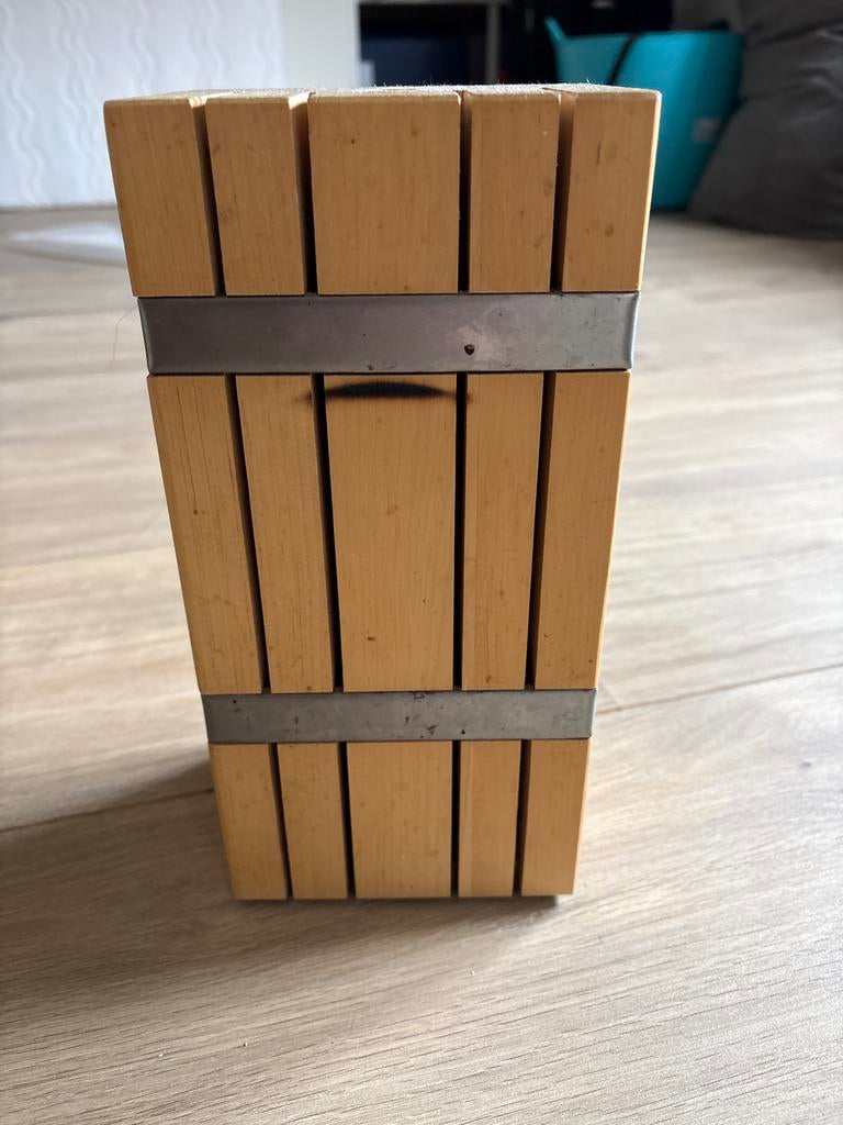 Houten messenblok, Ophalen of Verzenden, Gebruikt