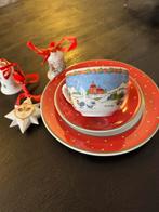 Hutschenreuther Kop en Schotel met Kerstdecoratie, Hutschenreuther, Hutschenreuther, Verzenden, Hutschenreuter