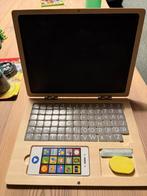 Houten laptop met magneetbord, Kinderen en Baby's, Speelgoed | Educatief en Creatief, Ophalen, Gebruikt, Taal en Lezen